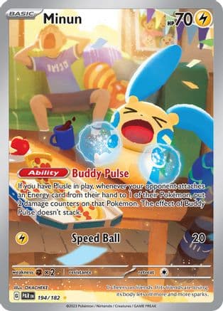 Minun - 194/182 — Pokémon TCG card