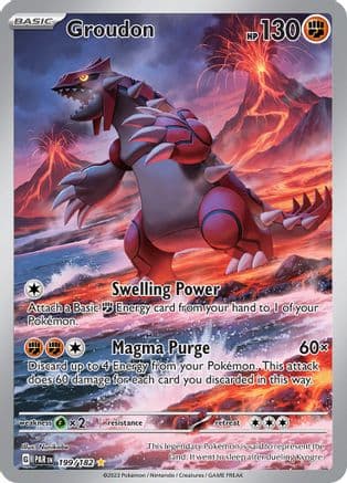 Groudon - 199/182 — Pokémon TCG card