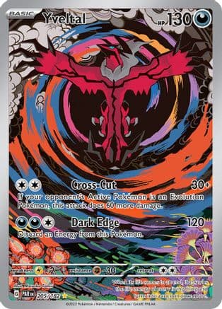 Yveltal - 205/182 — SV04: Paradox Rift Pokémon TCG card by Masako Tomii