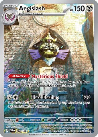 Aegislash - 210/182 — SV04: Paradox Rift Pokémon TCG card by Takumi Wada