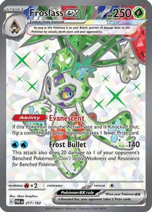Froslass ex - 217/182 — SV04: Paradox Rift Pokémon TCG card by 5ban Graphics