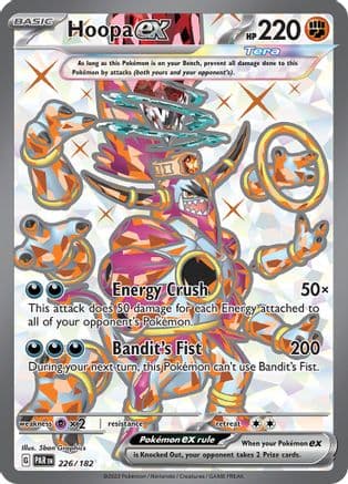 Hoopa ex - 226/182 — SV04: Paradox Rift Pokémon TCG card by 5ban Graphics