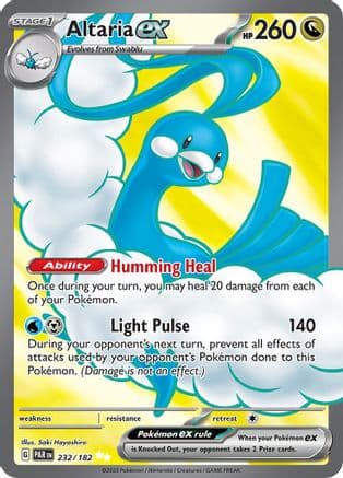 Altaria ex - 232/182 — SV04: Paradox Rift Pokémon TCG card by Saki Hayashiro