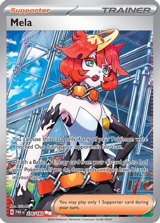 Mela - 236/182 — SV04: Paradox Rift Pokémon TCG card by kirisAki