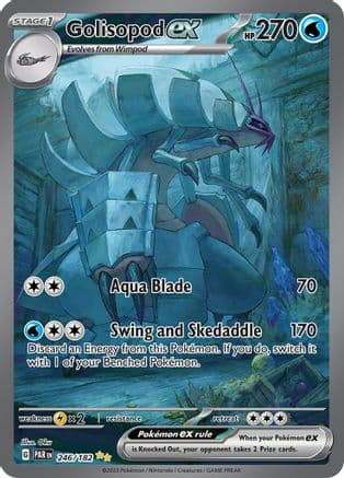 Golisopod ex - 246/182 — SV04: Paradox Rift Pokémon TCG card by Oku