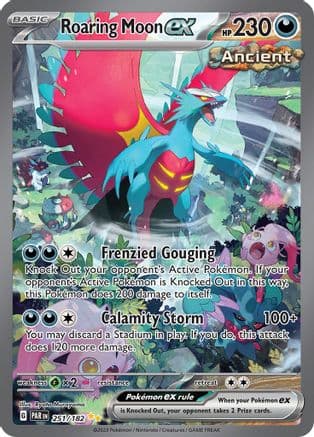 Roaring Moon ex - 251/182 — Pokémon TCG card