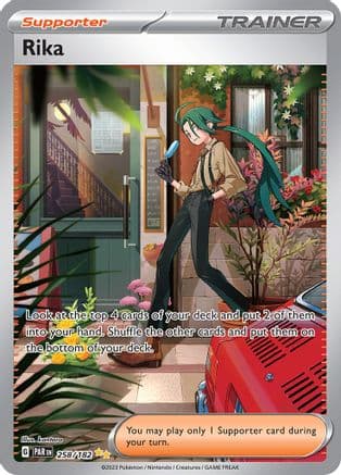 Rika - 258/182 — SV04: Paradox Rift Pokémon TCG card by kantaro