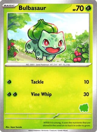 Bulbasaur — Pokémon TCG card