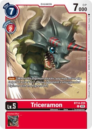 Triceramon — Blast Ace