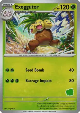 Exeggutor — My First Battle
