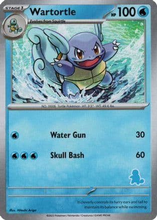 Wartortle — My First Battle Pokémon TCG card by Hitoshi Ariga