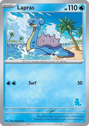 Lapras — My First Battle Pokémon TCG card by Akira Komayama
