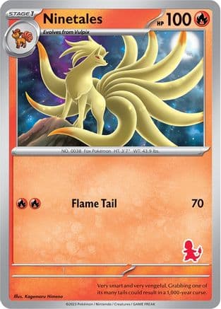 Ninetales — My First Battle Pokémon TCG card by Kagemaru Himeno