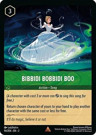 Bibbidi Bobbidi Boo — Rise of the Floodborn Disney Lorcana card by LadyShalirin