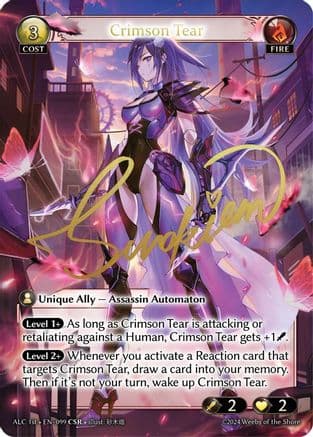 Crimson Tear (CSR) (ALC1E) — Alchemical Revolution