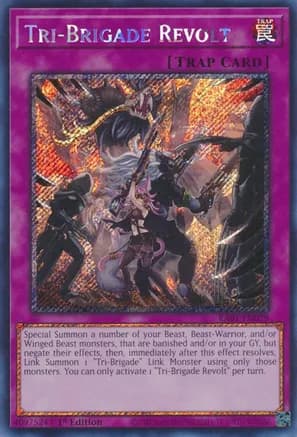 Tri-Brigade Revolt (Platinum Secret Rare) — 25th Anniversary Rarity Collection