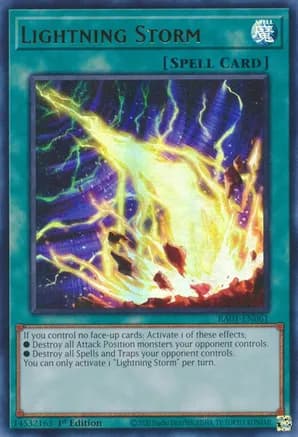 Lightning Storm (UR) — 25th Anniversary Rarity Collection