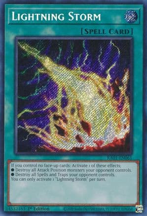 Lightning Storm (Secret Rare) — 25th Anniversary Rarity Collection