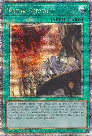 Nadir Servant (Quarter Century Secret Rare) — 25th Anniversary Rarity Collection
