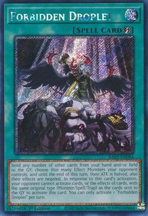 Forbidden Droplet (Platinum Secret Rare) — 25th Anniversary Rarity Collection