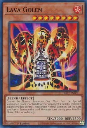 Lava Golem (UR) — 25th Anniversary Rarity Collection