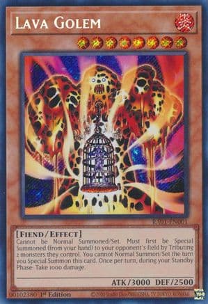 Lava Golem (Secret Rare) — 25th Anniversary Rarity Collection