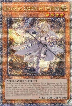 Dogmatika Ecclesia, the Virtuous (Quarter Century Secret Rare) — 25th Anniversary Rarity Collection
