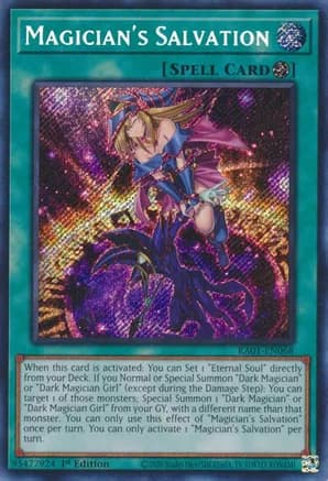 Magician's Salvation (Secret Rare) — 25th Anniversary Rarity Collection