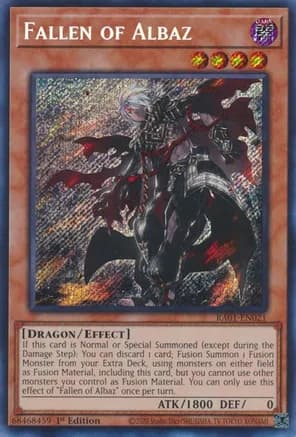 Fallen of Albaz (Secret Rare) — 25th Anniversary Rarity Collection