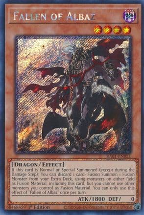 Fallen of Albaz (Platinum Secret Rare) — 25th Anniversary Rarity Collection