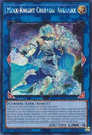 Mekk-Knight Crusadia Avramax (Platinum Secret Rare) — 25th Anniversary Rarity Collection