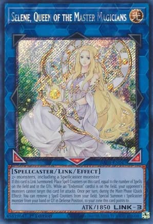 Selene, Queen of the Master Magicians (Platinum Secret Rare) — 25th Anniversary Rarity Collection