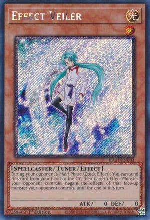 Effect Veiler (Platinum Secret Rare) — 25th Anniversary Rarity Collection