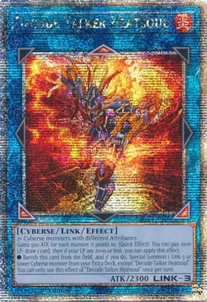 Decode Talker Heatsoul (Quarter Century Secret Rare) — 25th Anniversary Rarity Collection