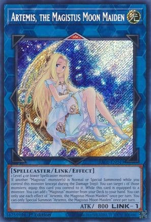 Artemis, the Magistus Moon Maiden (Secret Rare) — 25th Anniversary Rarity Collection Yu-Gi-Oh! card by RAGAFAM
