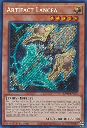 Artifact Lancea (Secret Rare) — 25th Anniversary Rarity Collection