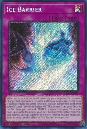 Ice Barrier (Platinum Secret Rare) — 25th Anniversary Rarity Collection