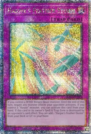 Harpie's Feather Storm (Quarter Century Secret Rare) — 25th Anniversary Rarity Collection