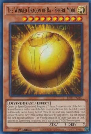 The Winged Dragon of Ra - Sphere Mode (UR) — 25th Anniversary Rarity Collection