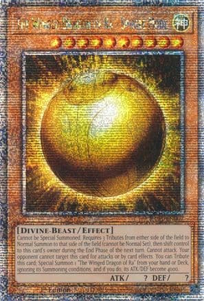 The Winged Dragon of Ra - Sphere Mode (Quarter Century Secret Rare) — 25th Anniversary Rarity Collection