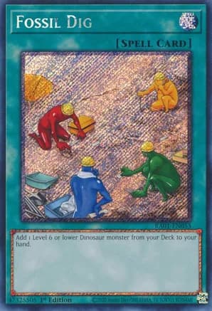 Fossil Dig (Platinum Secret Rare) — 25th Anniversary Rarity Collection