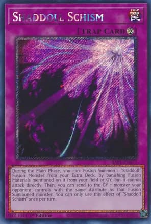 Shaddoll Schism (Platinum Secret Rare) — 25th Anniversary Rarity Collection