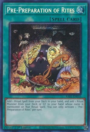 Pre-Preparation of Rites (Secret Rare) — 25th Anniversary Rarity Collection
