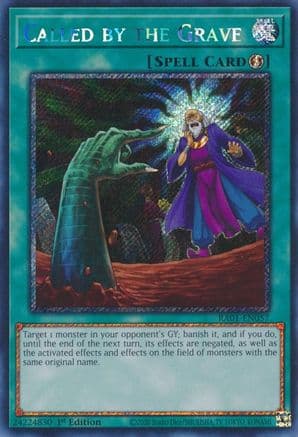 Called by the Grave (Platinum Secret Rare) — 25th Anniversary Rarity Collection