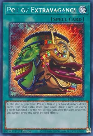 Pot of Extravagance (Platinum Secret Rare) — 25th Anniversary Rarity Collection