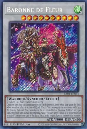 Baronne de Fleur (Secret Rare) — 25th Anniversary Rarity Collection
