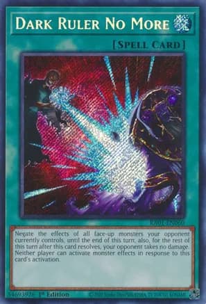 Dark Ruler No More (Secret Rare) — 25th Anniversary Rarity Collection