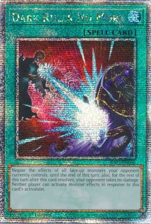 Dark Ruler No More (Quarter Century Secret Rare) — 25th Anniversary Rarity Collection