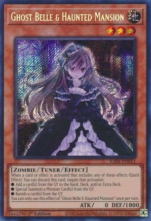 Ghost Belle & Haunted Mansion (Secret Rare) — 25th Anniversary Rarity Collection