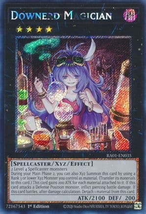 Downerd Magician (Platinum Secret Rare) — 25th Anniversary Rarity Collection